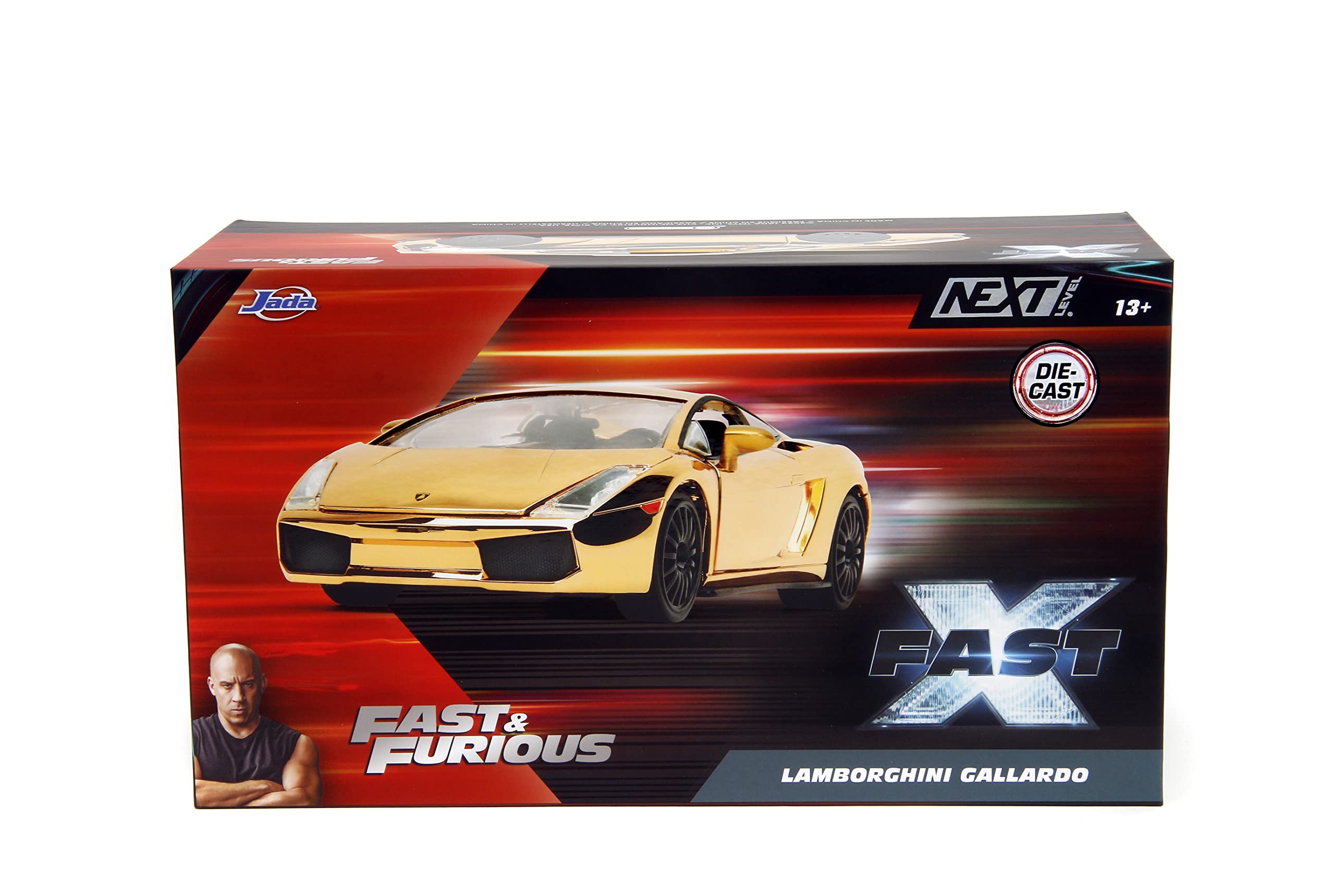 Foto 3 pulgar | Coche Fundido A Presión Jada Toys Fast & Furious 1:24 Lamborghini Gallardo - Venta Internacional.