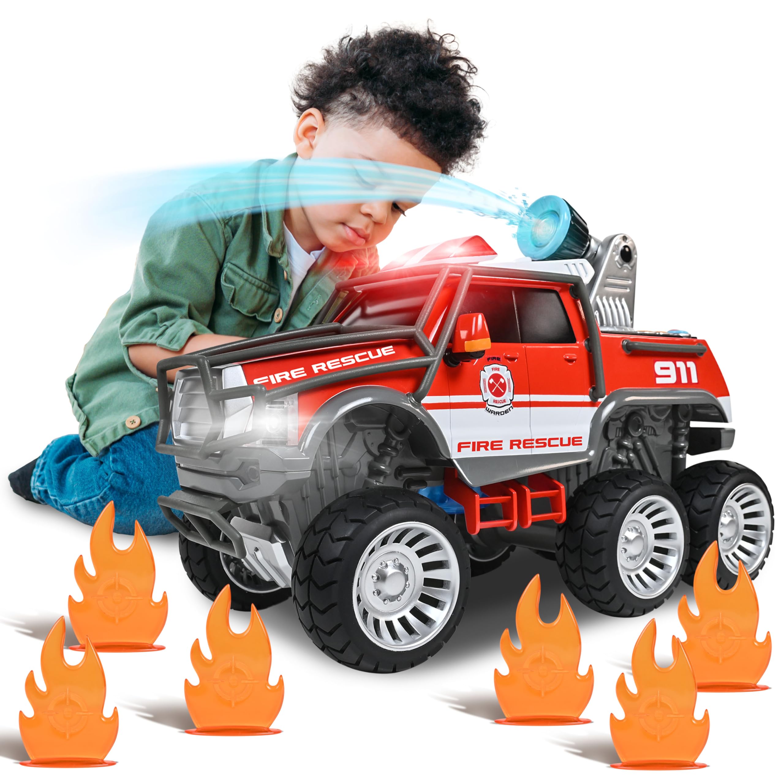 Juguete Para Camión De Bomberos Todoterreno Sunny Days Maxx Action - Venta Internacional.