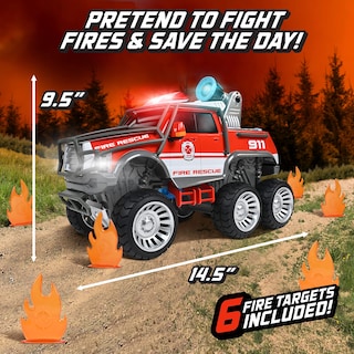 Foto 2 | Juguete Para Camión De Bomberos Todoterreno Sunny Days Maxx Action - Venta Internacional.