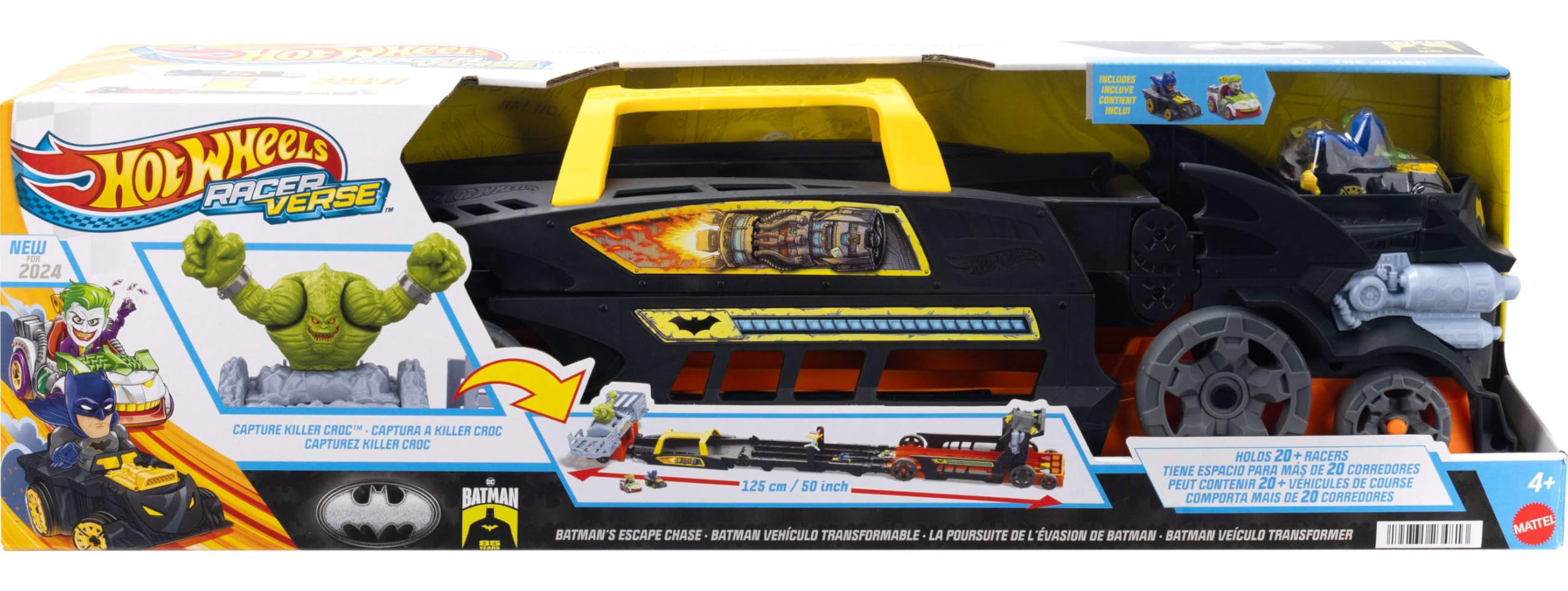 Foto 7 pulgar | Auto De Juguete Y Pista Hot Wheels Racerverse Batman Escape Chase - Venta Internacional.