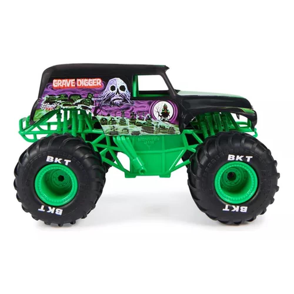 Foto 5 pulgar | Carro de Juguete Spin Master Monster Jam: RC Grave Digger Escala 1/15 RC