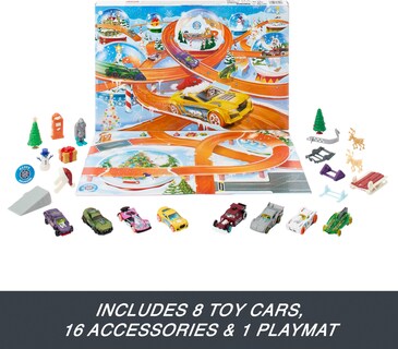 Foto 5 | Calendario De Adviento De Toy Cars Hot Wheels 2024 Con 8 Vehículos - Venta Internacional.