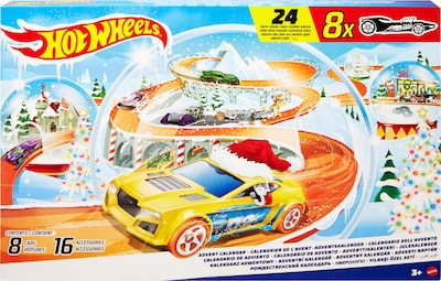 Foto 7 | Calendario De Adviento De Toy Cars Hot Wheels 2024 Con 8 Vehículos - Venta Internacional.