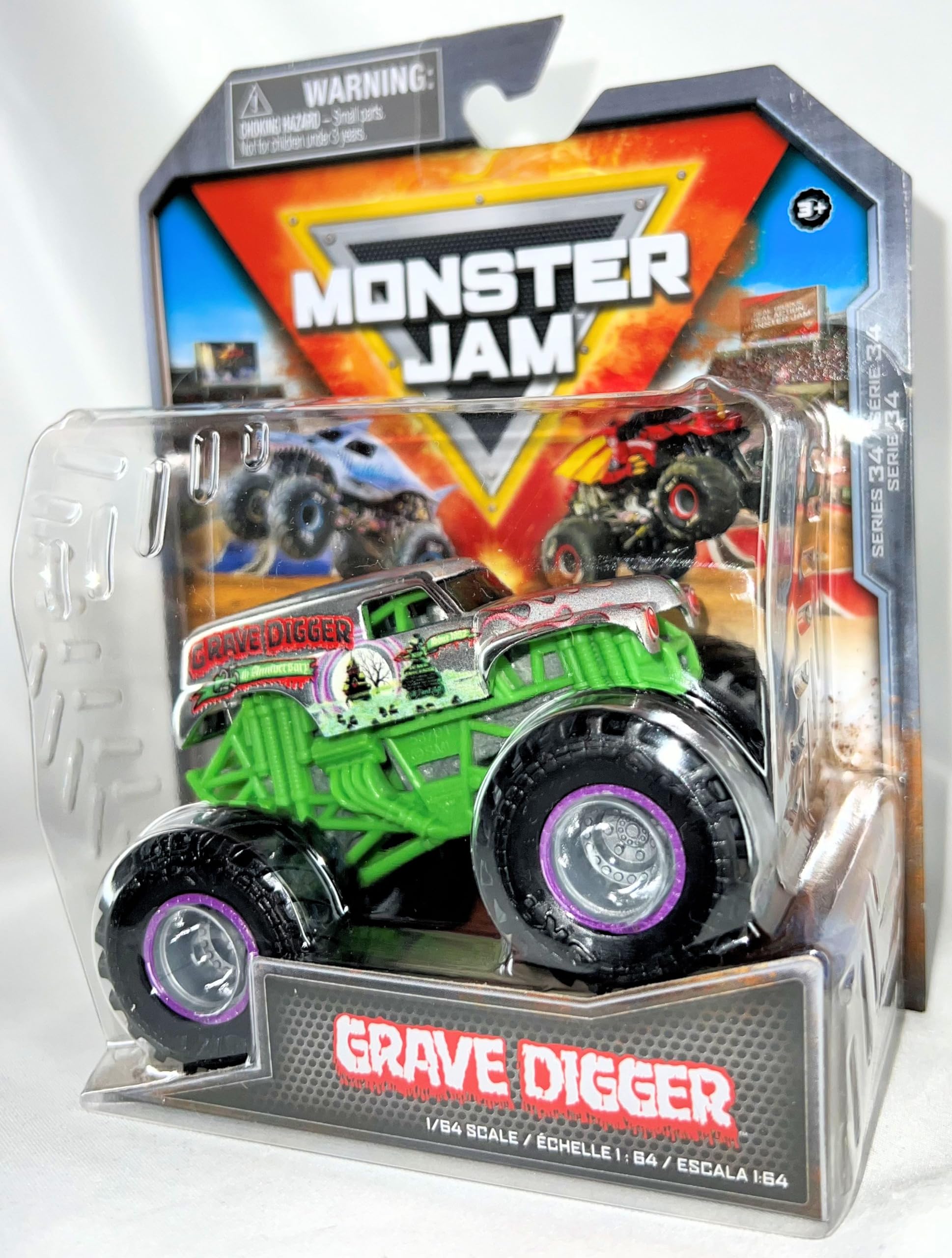 Foto 2 pulgar | Camión Fundido Monster Jam 2024 A Escala 1:64 Serie 34 Legacy - Venta Internacional.
