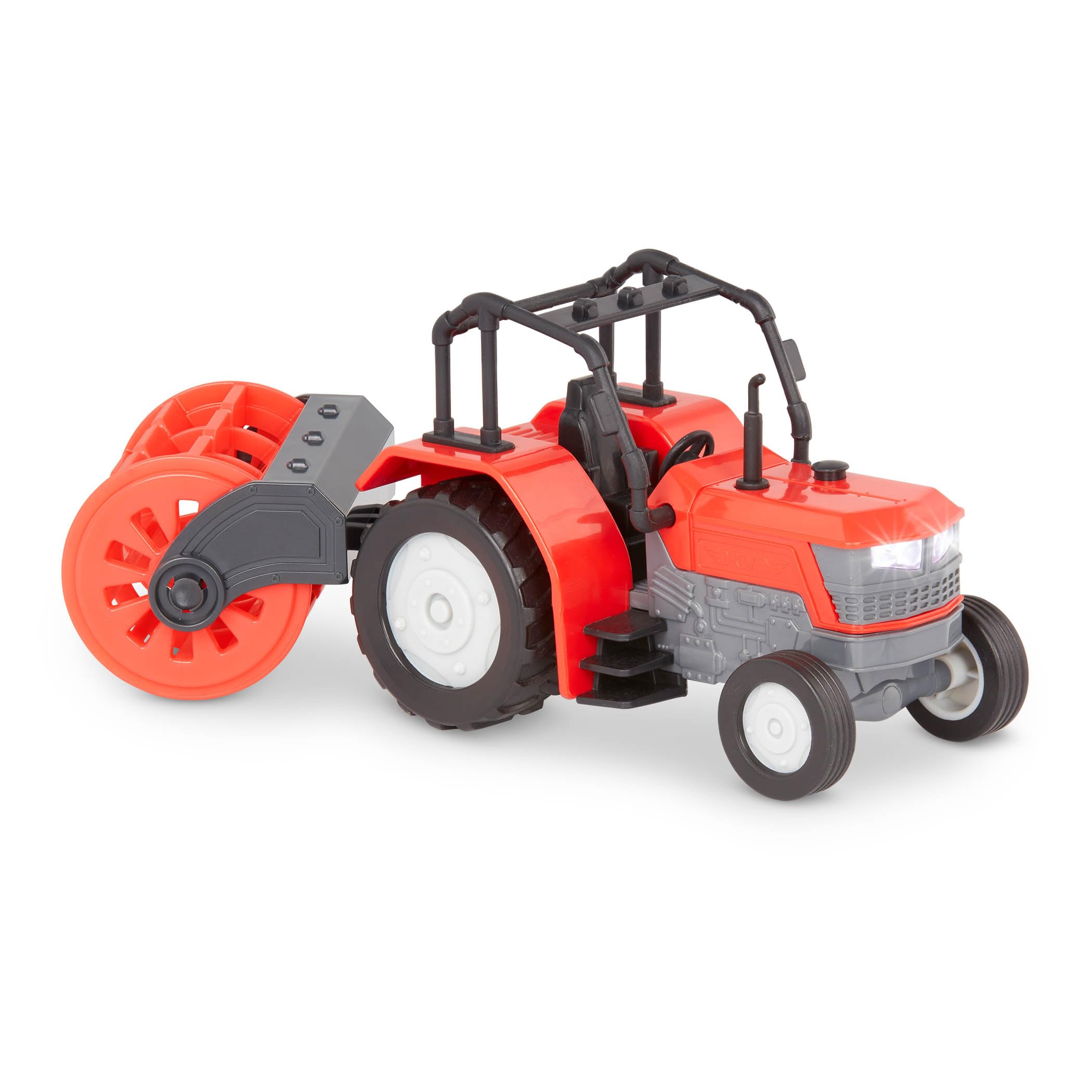 Tractor De Juguete Impulsado Por Battat Micro A Escala 1:24 Con Luces Y Sonidos - Venta Internacional.