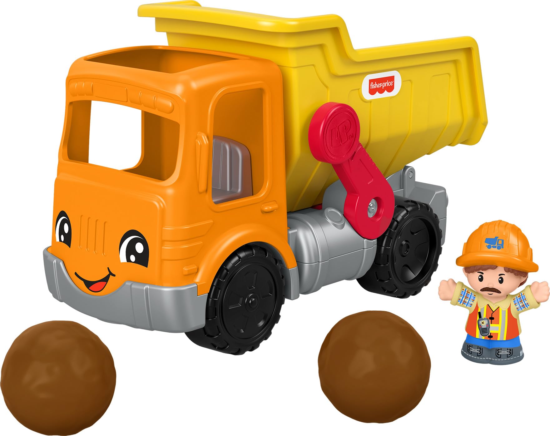 Camión Volquete Fisher-price Little People De Juguete De Construcción De Más De 1 Año - Venta Internacional.