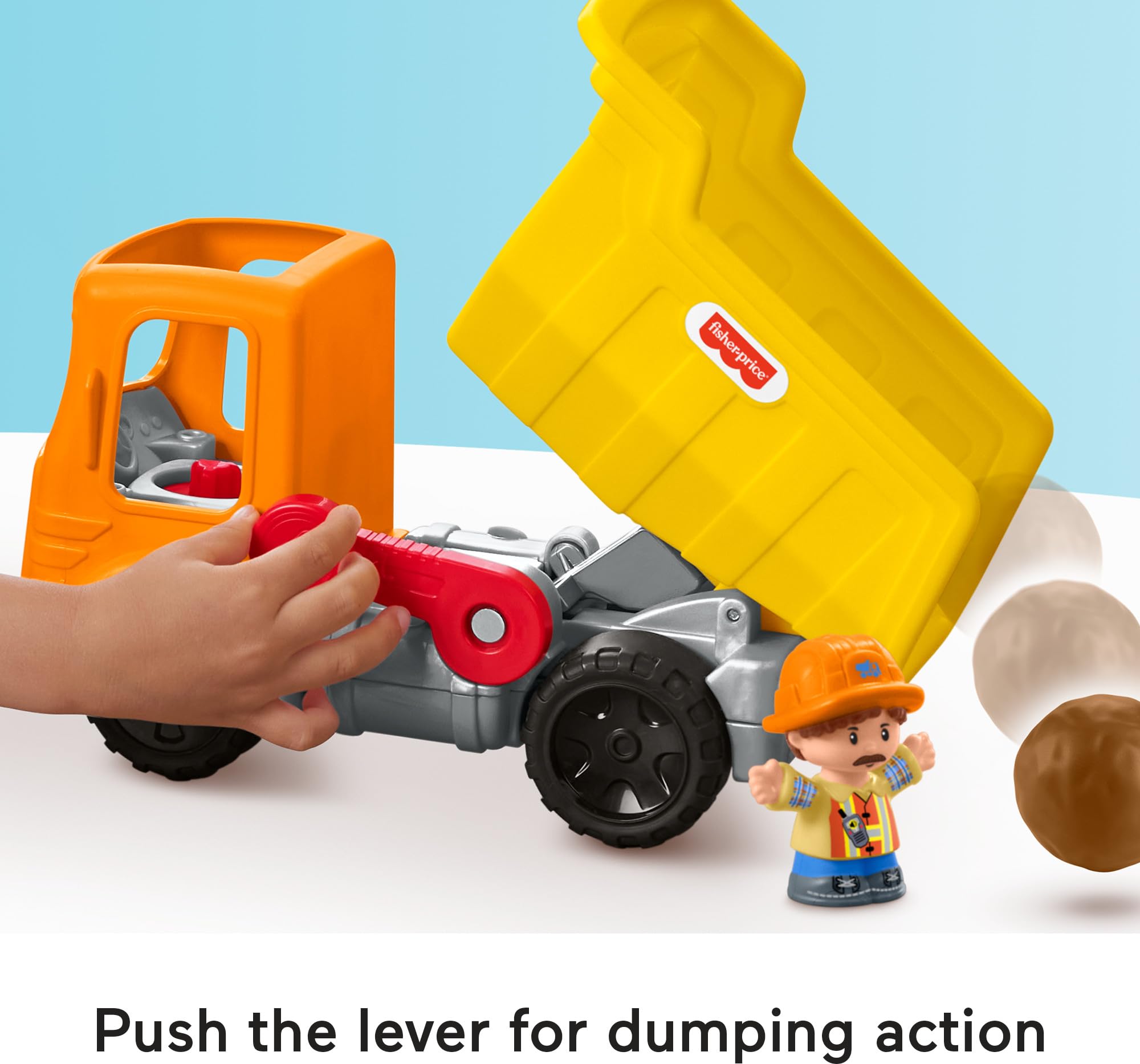 Foto 4 pulgar | Camión Volquete Fisher-price Little People De Juguete De Construcción De Más De 1 Año - Venta Internacional.