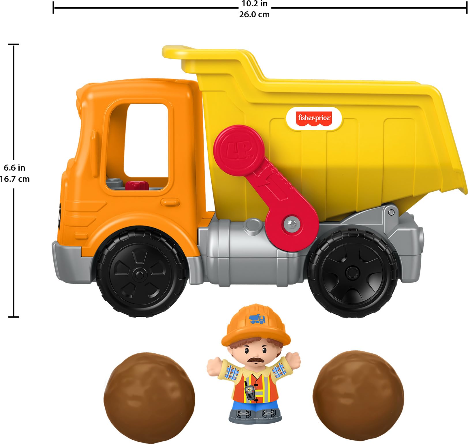 Foto 7 pulgar | Camión Volquete Fisher-price Little People De Juguete De Construcción De Más De 1 Año - Venta Internacional.