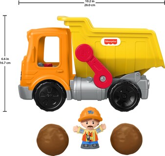 Foto 6 | Camión Volquete Fisher-price Little People De Juguete De Construcción De Más De 1 Año - Venta Internacional.