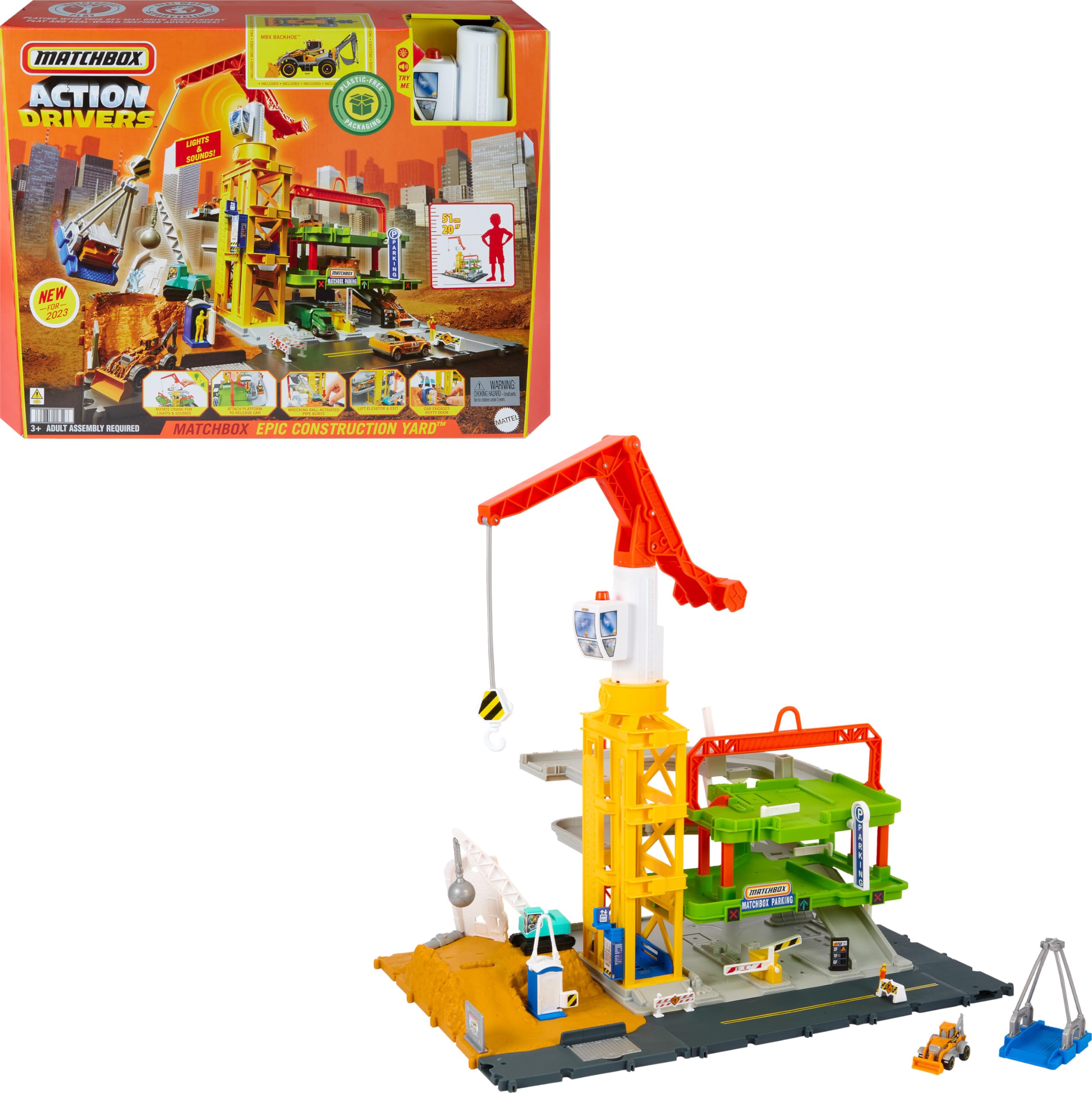 Toy Cars & Playset Matchbox Action Drivers Epic Construction - Venta Internacional.