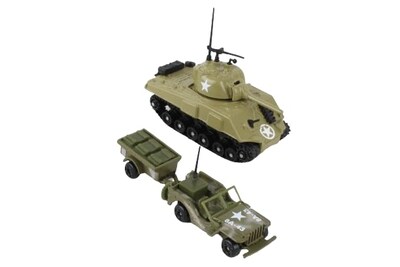 Foto 4 | Playset Daron Boeing De La Segunda Guerra Mundial Con 2 Modelos De Aviones Y 2 Vehículos - Venta Internacional.