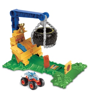 Foto 1 | Camión De Juguete Y Set De Juego Hot Wheels Monster Trucks Rhinomite - Venta Internacional.