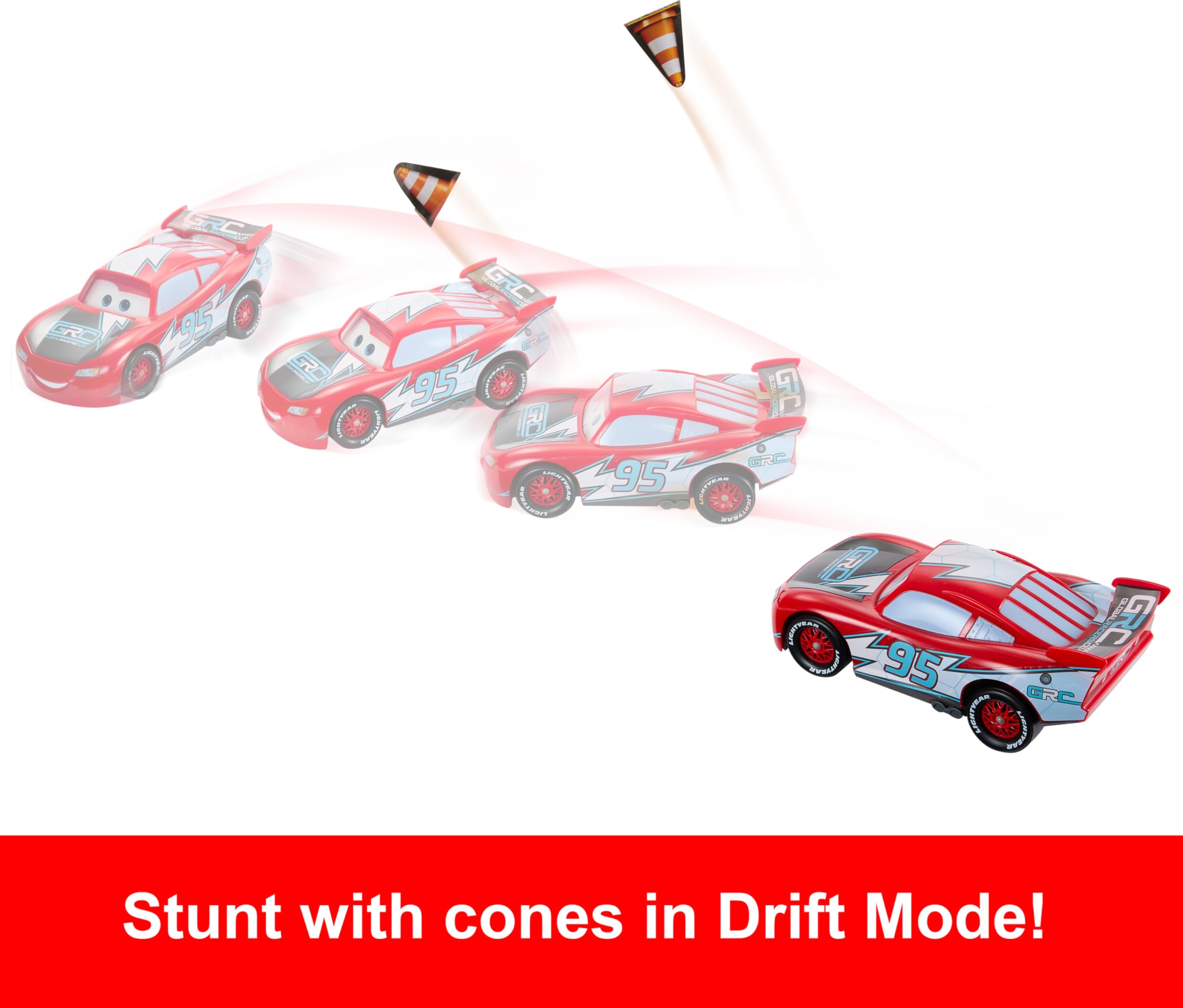 Foto 2 | Vehículo de Juguete Mattel Disney Pixar Cars Lightning Mcqueen - Venta Internacional