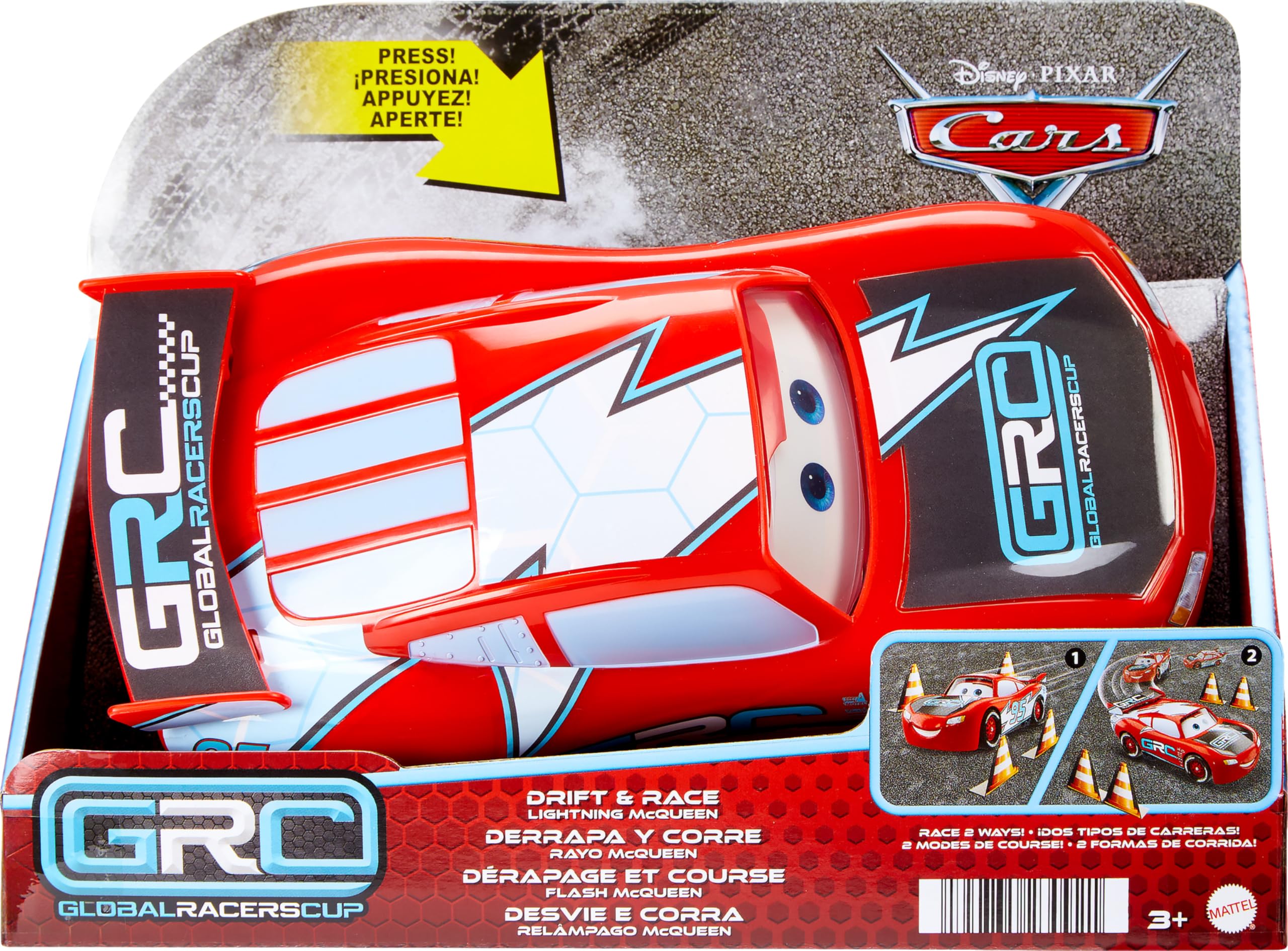 Foto 7 pulgar | Vehículo de Juguete Mattel Disney Pixar Cars Lightning Mcqueen - Venta Internacional