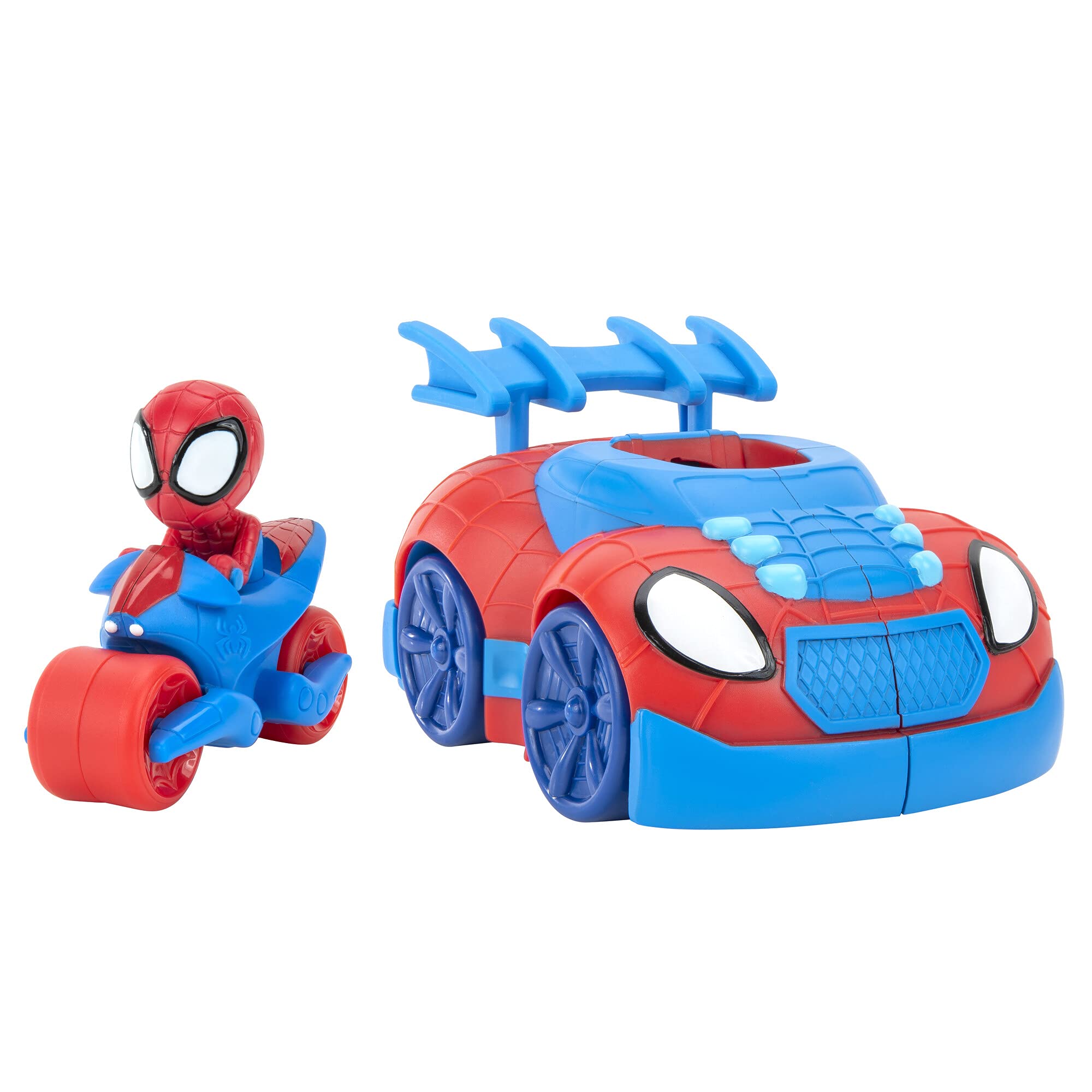 Vehículo 2 En 1 De Toy Marvel Spidey And His Amazing Friends - Venta Internacional.