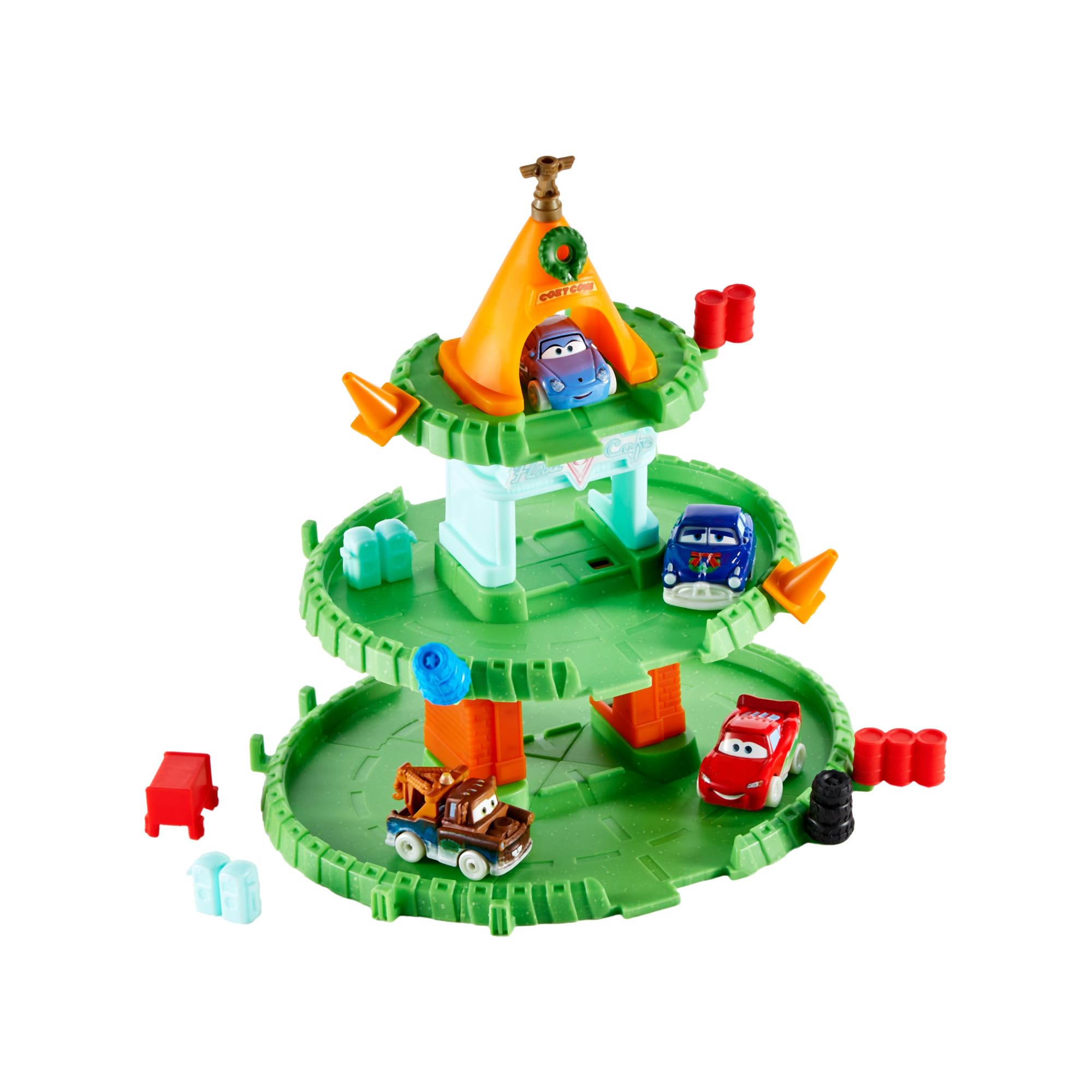 Foto 6 pulgar | Calendario De Adviento Mattel Disney Pixar Cars Con 4 Minicoches - Venta Internacional.