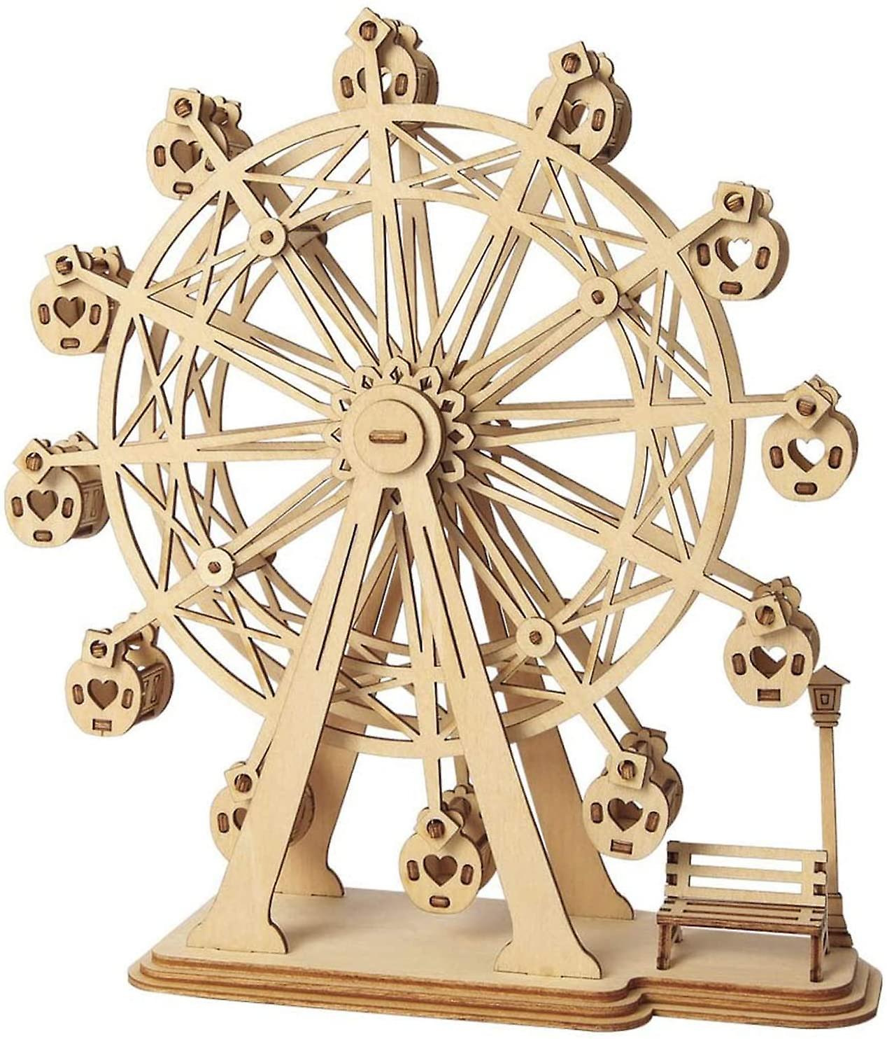 Kit De Construcción De Noria De Juguete 3d De Madera, 120 Piezas - Venta Internacional. $910