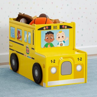 Foto 3 | Caja De Juguetes Delta Children Cocomelon Greenguard Gold Para Autobús Escolar - Venta Internacional.