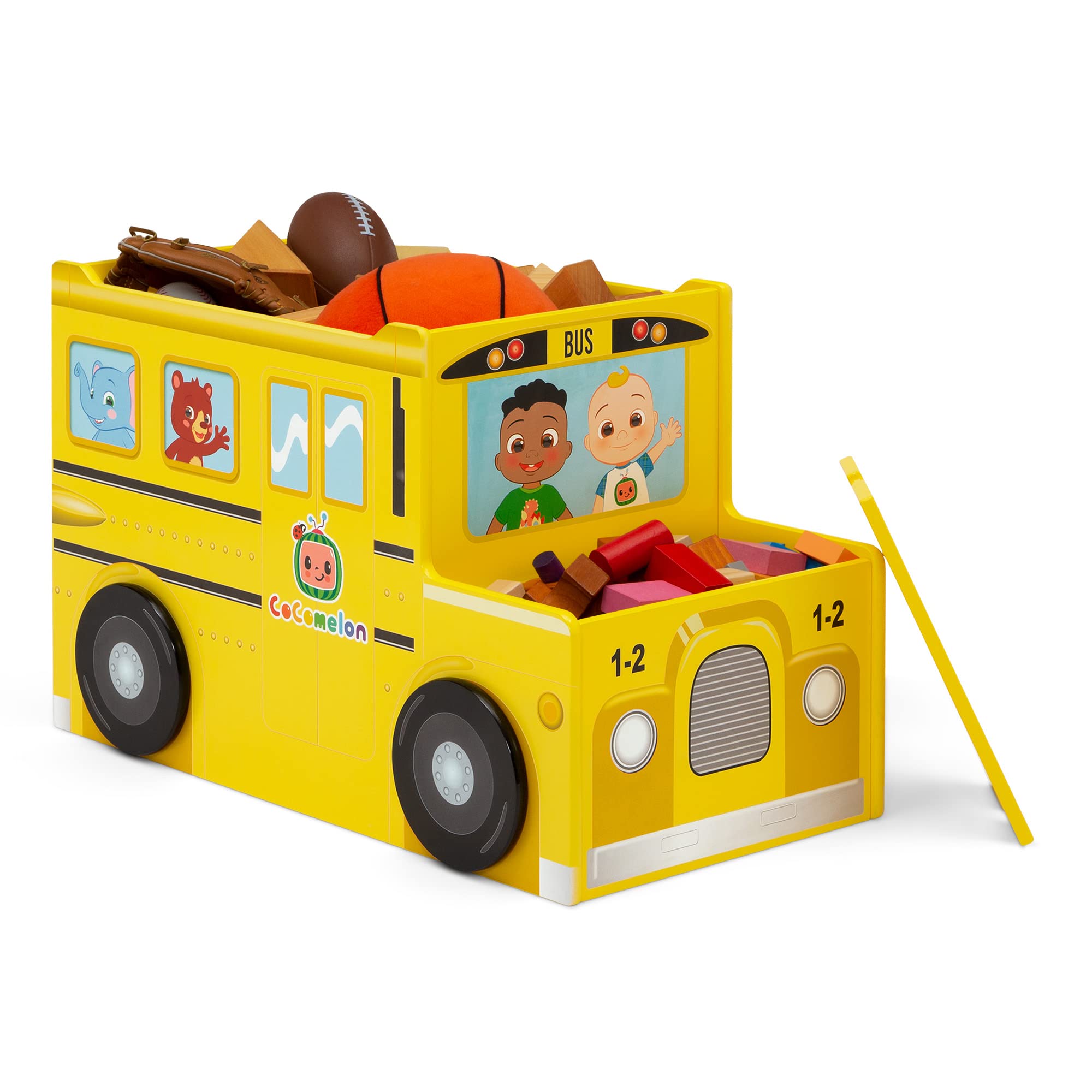 Foto 5 pulgar | Caja De Juguetes Delta Children Cocomelon Greenguard Gold Para Autobús Escolar - Venta Internacional.