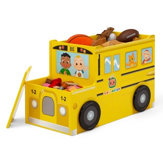 Foto 7 | Caja De Juguetes Delta Children Cocomelon Greenguard Gold Para Autobús Escolar - Venta Internacional.