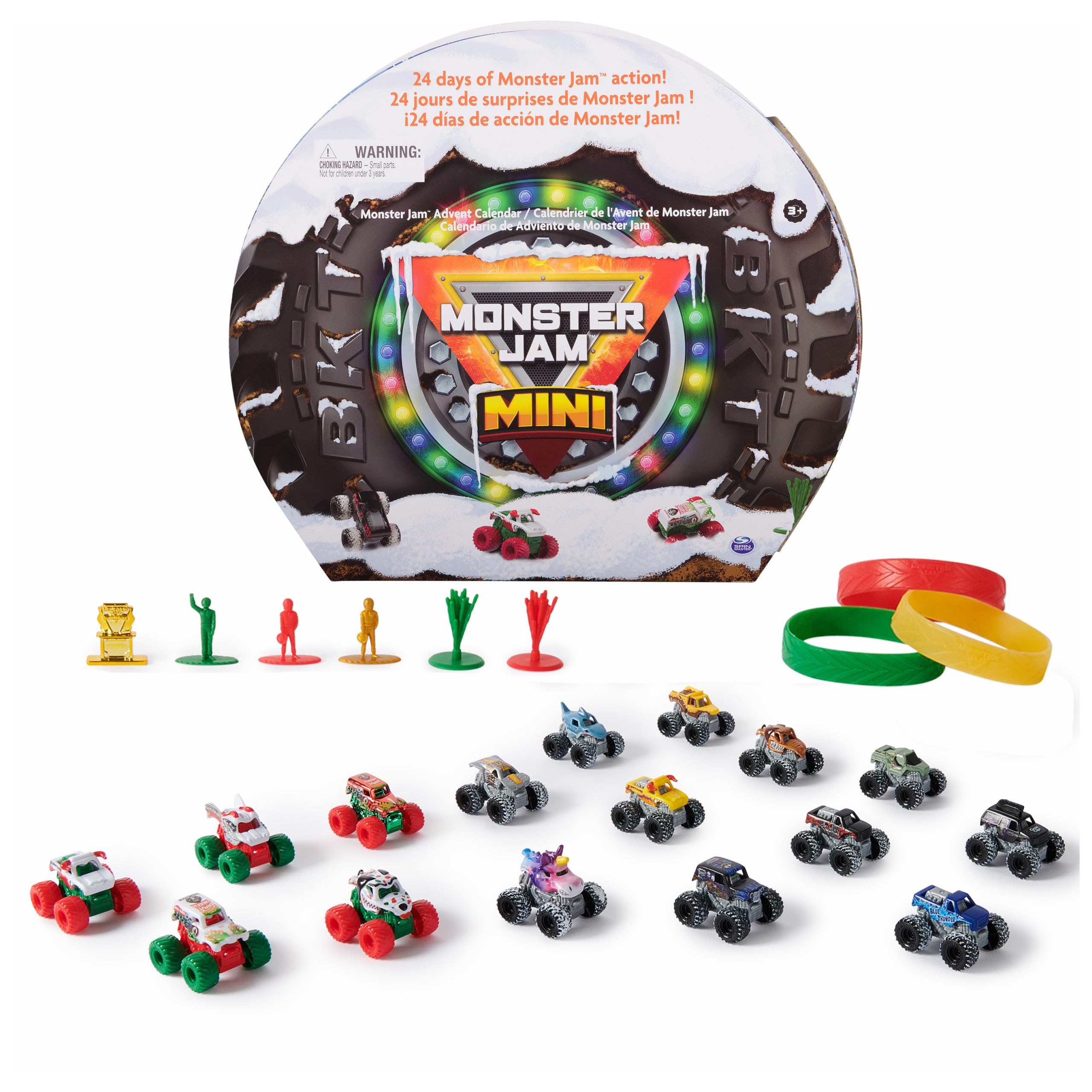 Foto 2 pulgar | Calendario de Adviento Monster Jam Mini Con 16 Camiones Y Más De 3 Años - Venta Internacional