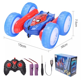 Foto 2 | Carros de Control Remoto Recargable Rotación de 360° Azul