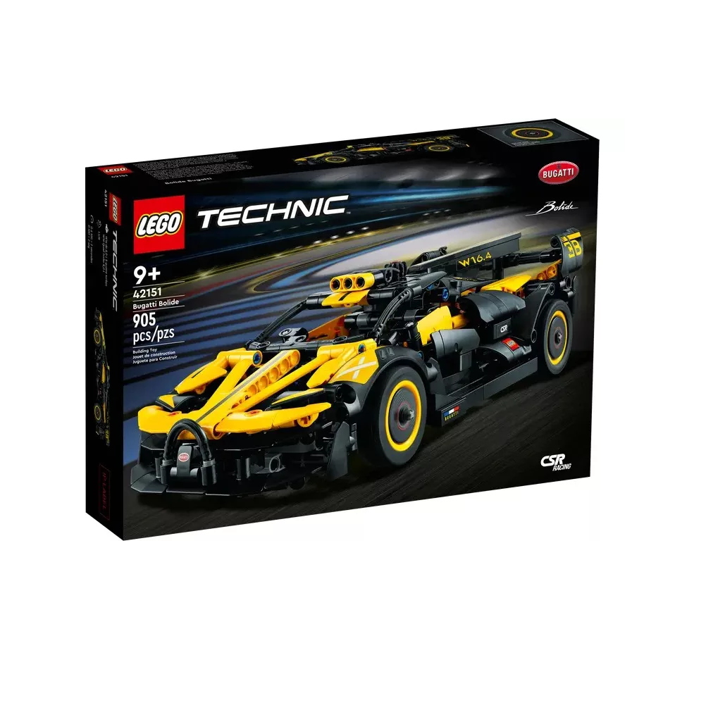 Foto 3 pulgar | Kit De Construcción Lego Technic Bugatti Bolide 42151 3+ Cantidad De Piezas 905 Amarillo Negro