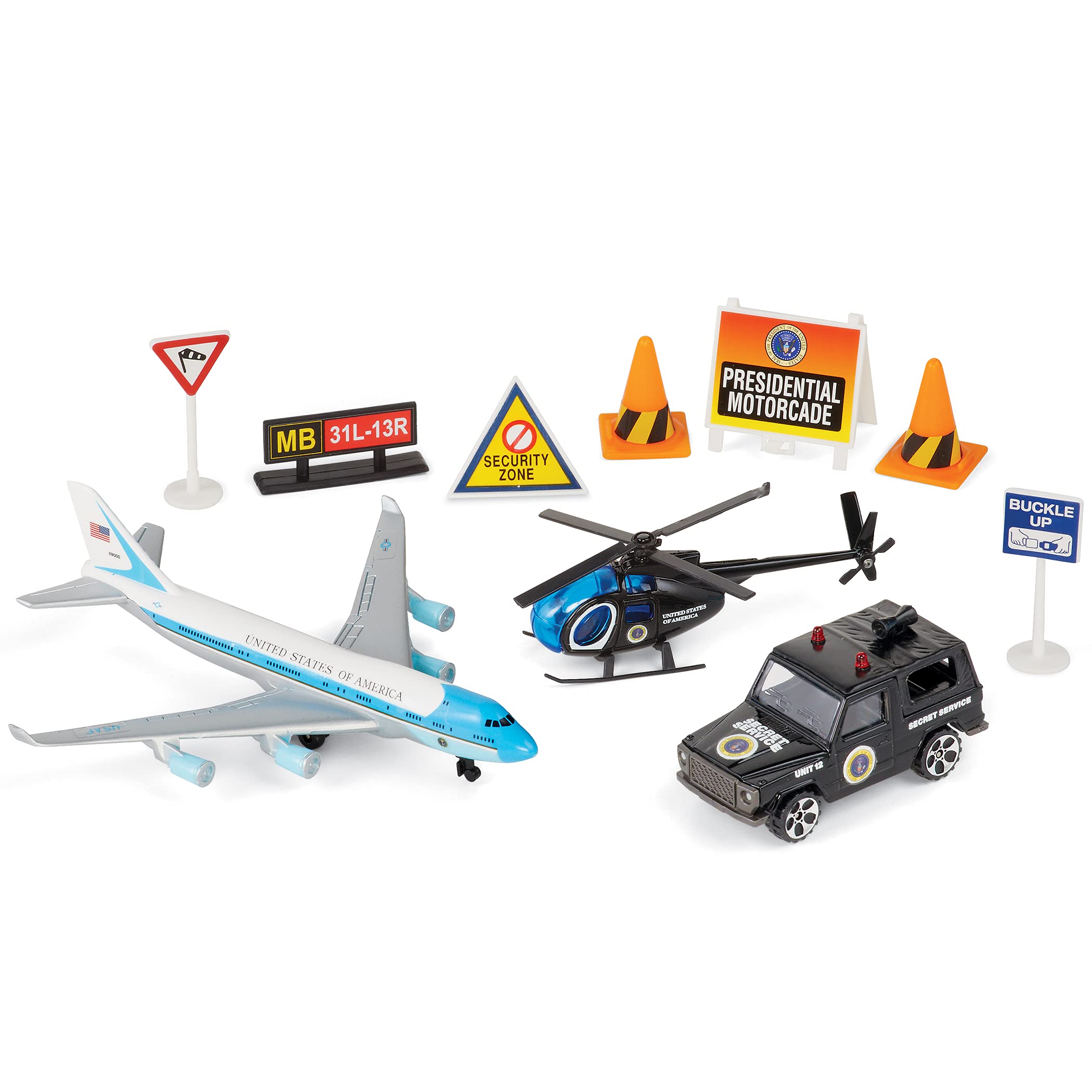 Foto 3 pulgar | Playset Aeropuerto De Los Estados Unidos De América Daron Airforce One - Venta Internacional.