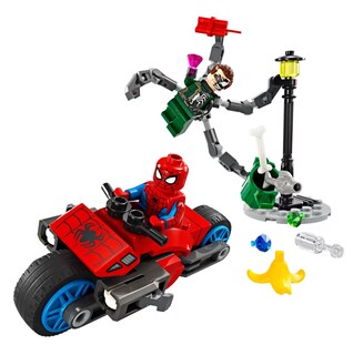 Foto 1 | Lego Super Heroes Persecución En Moto Spider-man Vs. Doc Ock