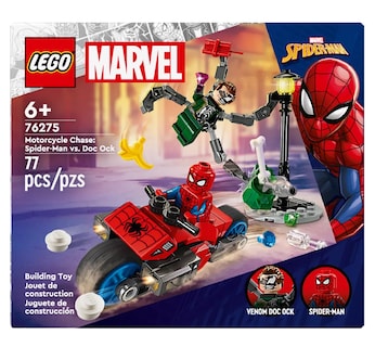 Foto 4 | Lego Super Heroes Persecución En Moto Spider-man Vs. Doc Ock