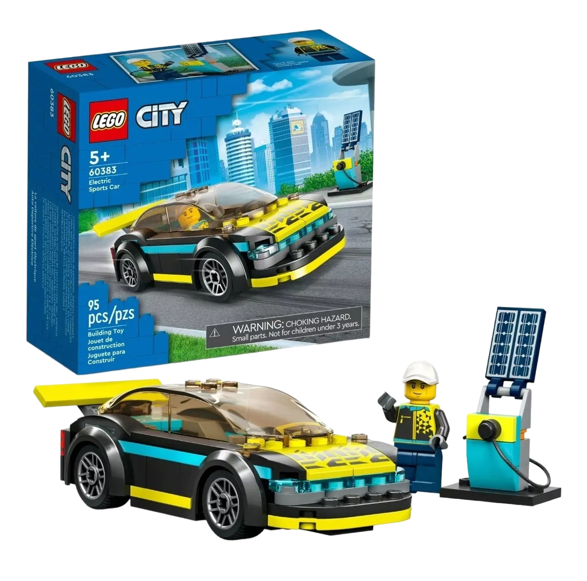Foto 1 | Construcción Lego City Deportivo Eléctrico Cantidad De Piezas 95 Amarillo