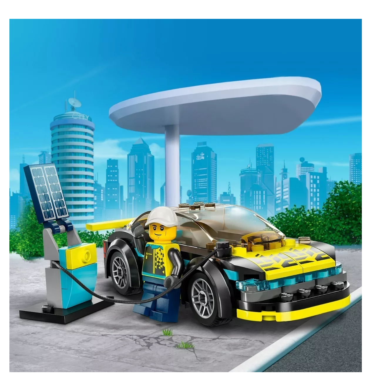 Foto 5 pulgar | Construcción Lego City Deportivo Eléctrico Cantidad De Piezas 95 Amarillo