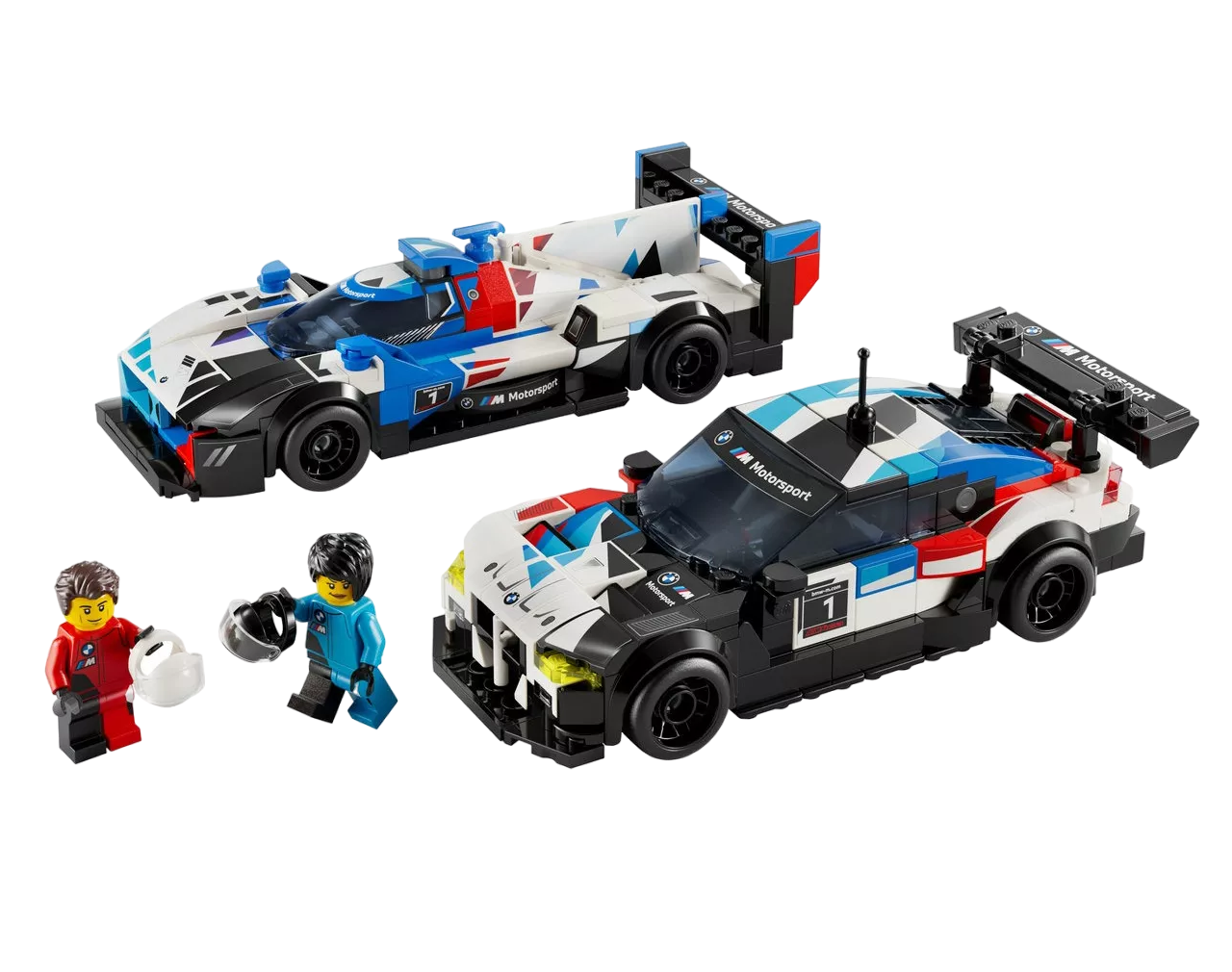 Autos de Carreras LEGO BMW Speed Champions M4 Gt3 Y Bmw M Blanco y Negro