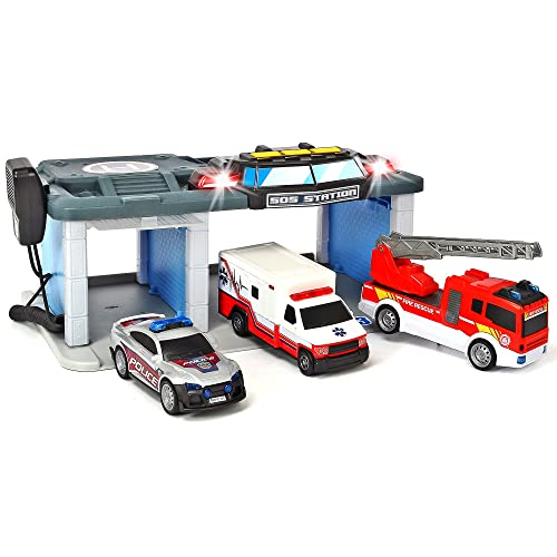 Estación De Rescate Dickie Toys Centro De Rescate Con 3 Vehículos - Venta Internacional.