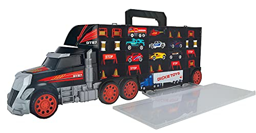 Foto 1 | Funda De Transporte Para Camión, Set De Juego Dickie Toys Con 7 Coches, Helicóptero - Venta Internacional.