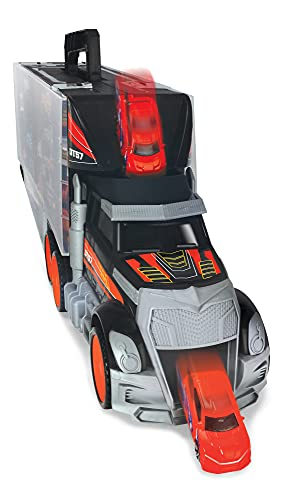 Foto 3 | Funda De Transporte Para Camión, Set De Juego Dickie Toys Con 7 Coches, Helicóptero - Venta Internacional.