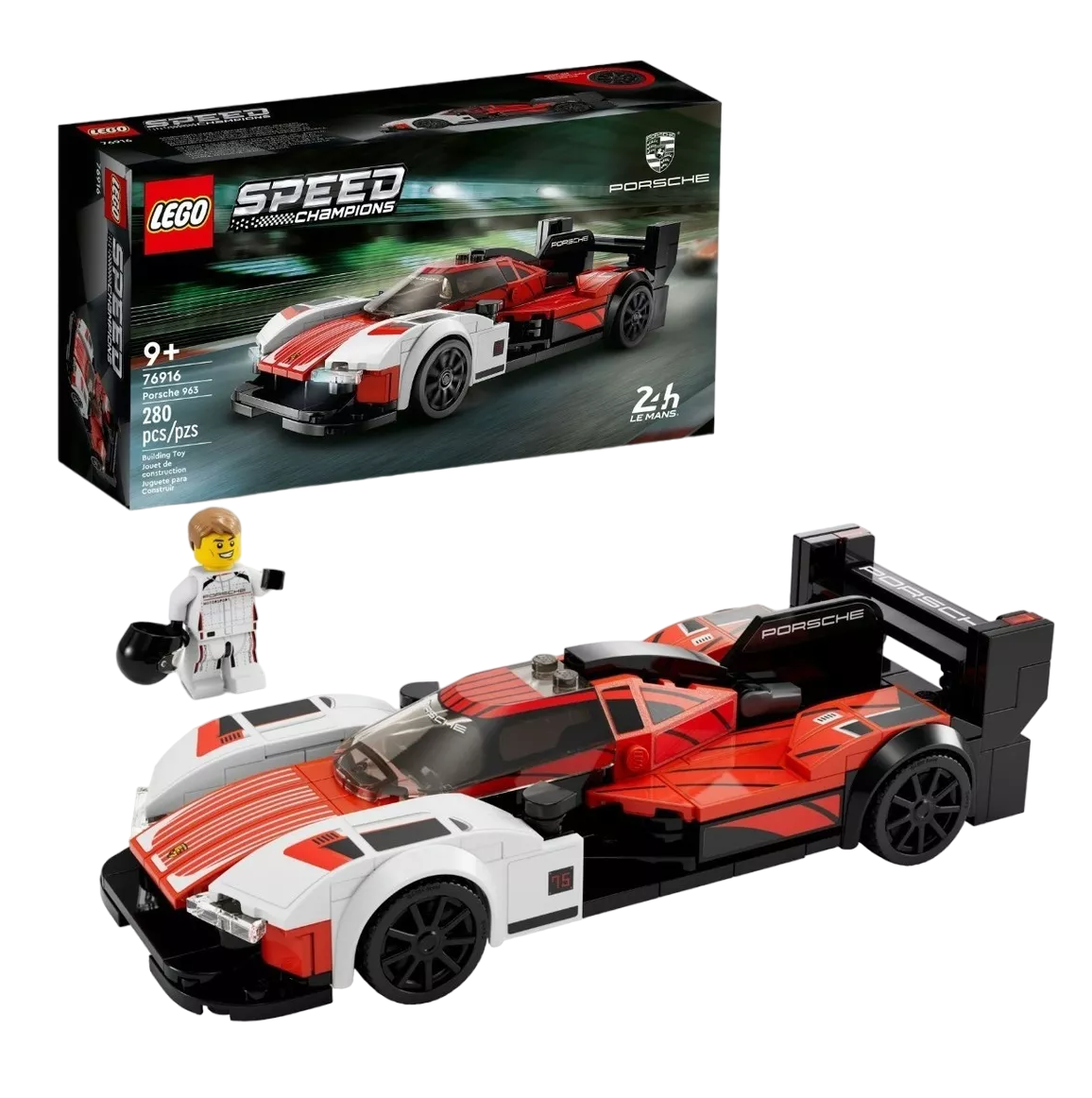 Foto 2 pulgar | Kit Lego Speed Champions Porsche 280 Piezas 3+ Colores