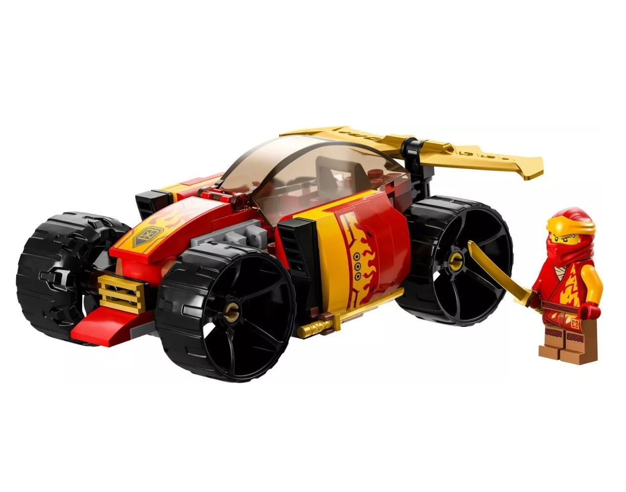 Foto 4 pulgar | Kit Ninjago Coche De Carreras Ninja Evo De Kai 3+ Rojo