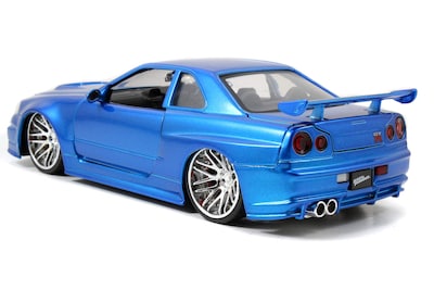 Foto 6 | Coche Jada Toys Fast & Furious 1:24 Nissan Gt-r R34 - Venta Internacional
