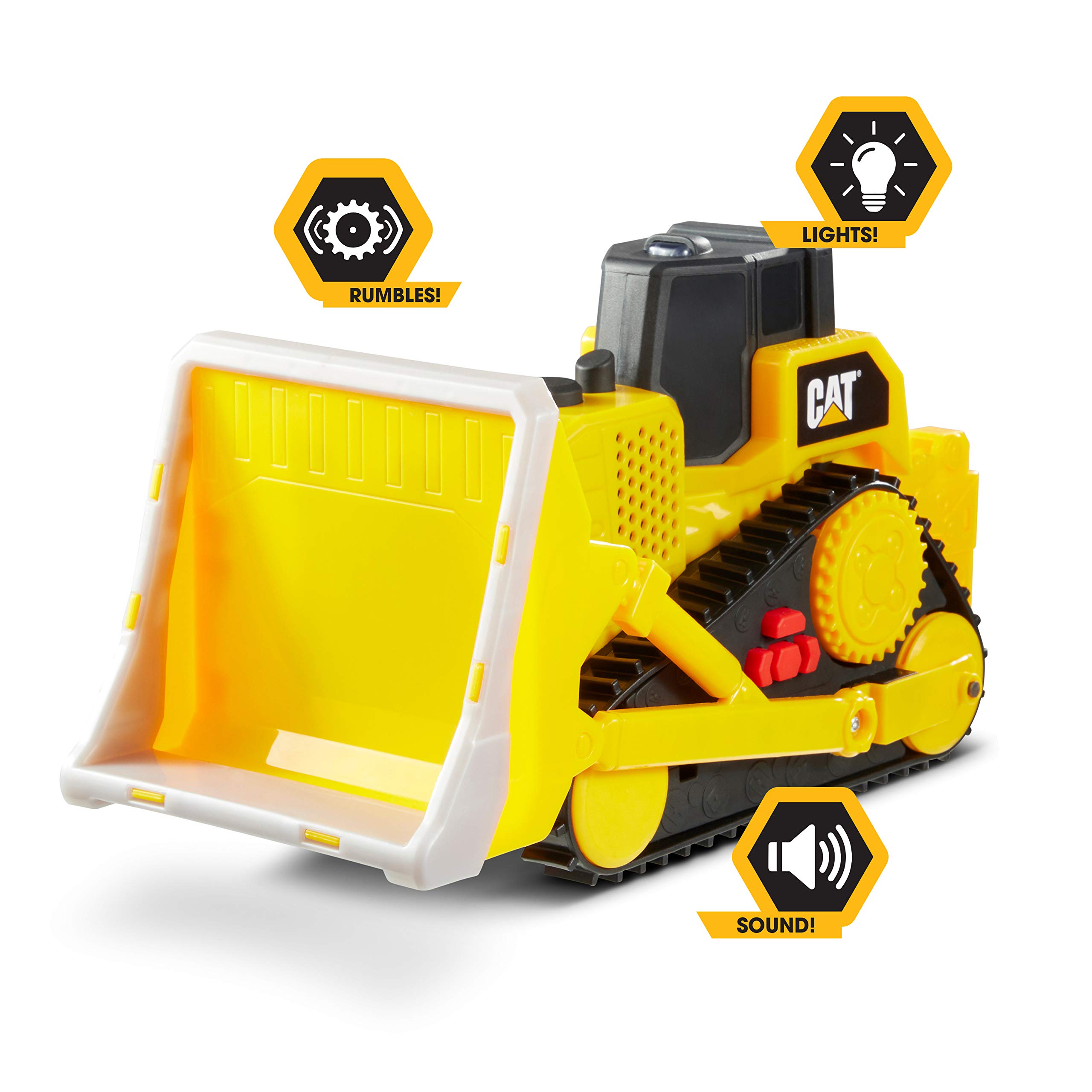 Foto 3 pulgar | Bulldozer De Juguete De Construcción Cat Tough Machines Con Luces Y Sonidos - Venta Internacional.