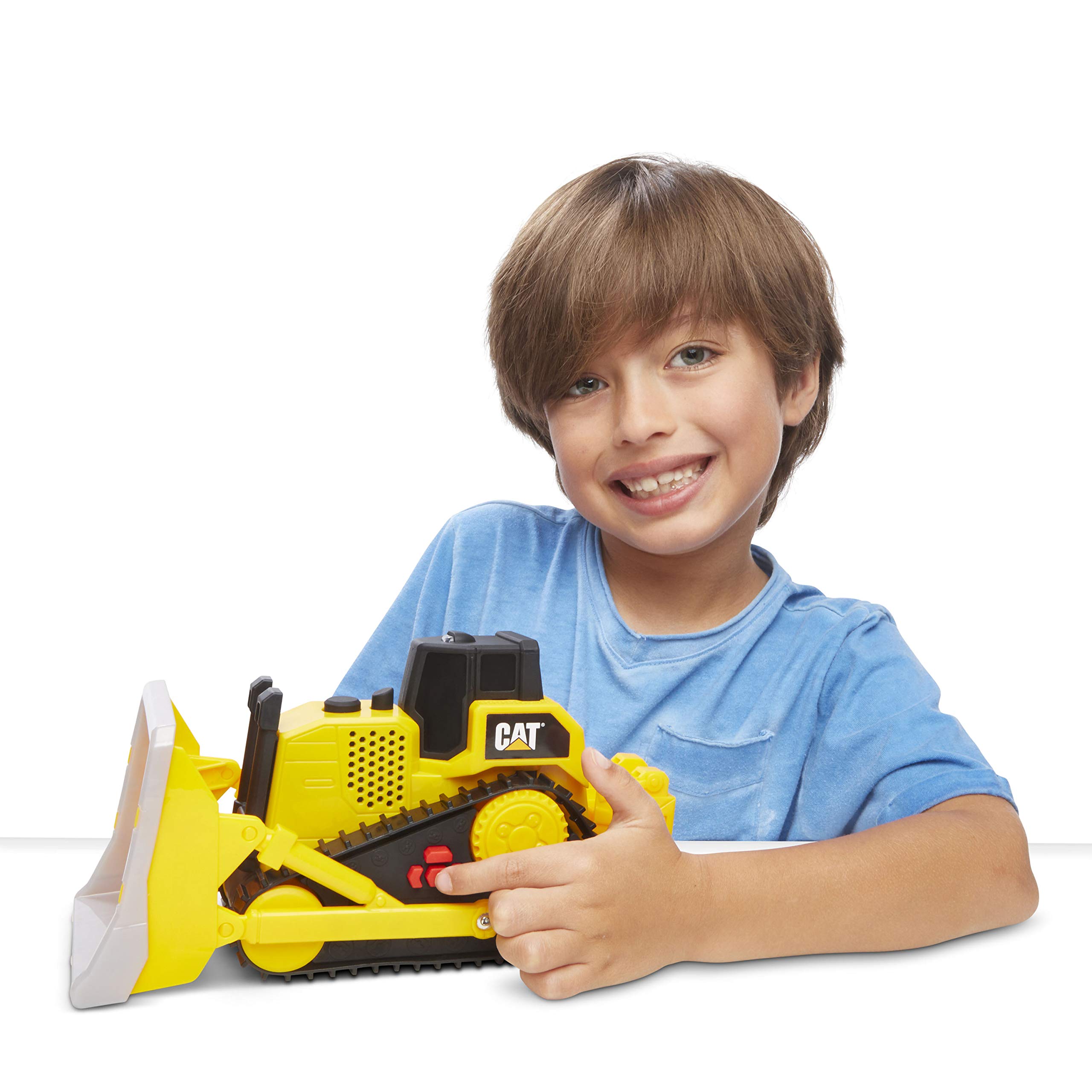 Foto 4 | Bulldozer De Juguete De Construcción Cat Tough Machines Con Luces Y Sonidos - Venta Internacional.