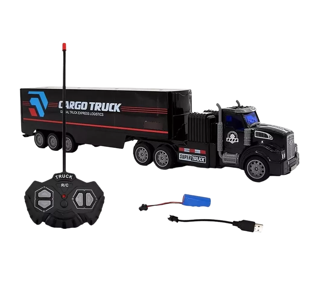 Trailer Control Remoto Trailer Juguete Negro