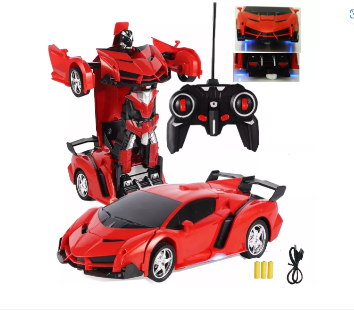 Coche Wünd Teledirigido Transformers De Control Remoto Para Niños