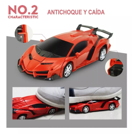 Foto 5 pulgar | Coche Wünd Teledirigido Transformers De Control Remoto Para Niños