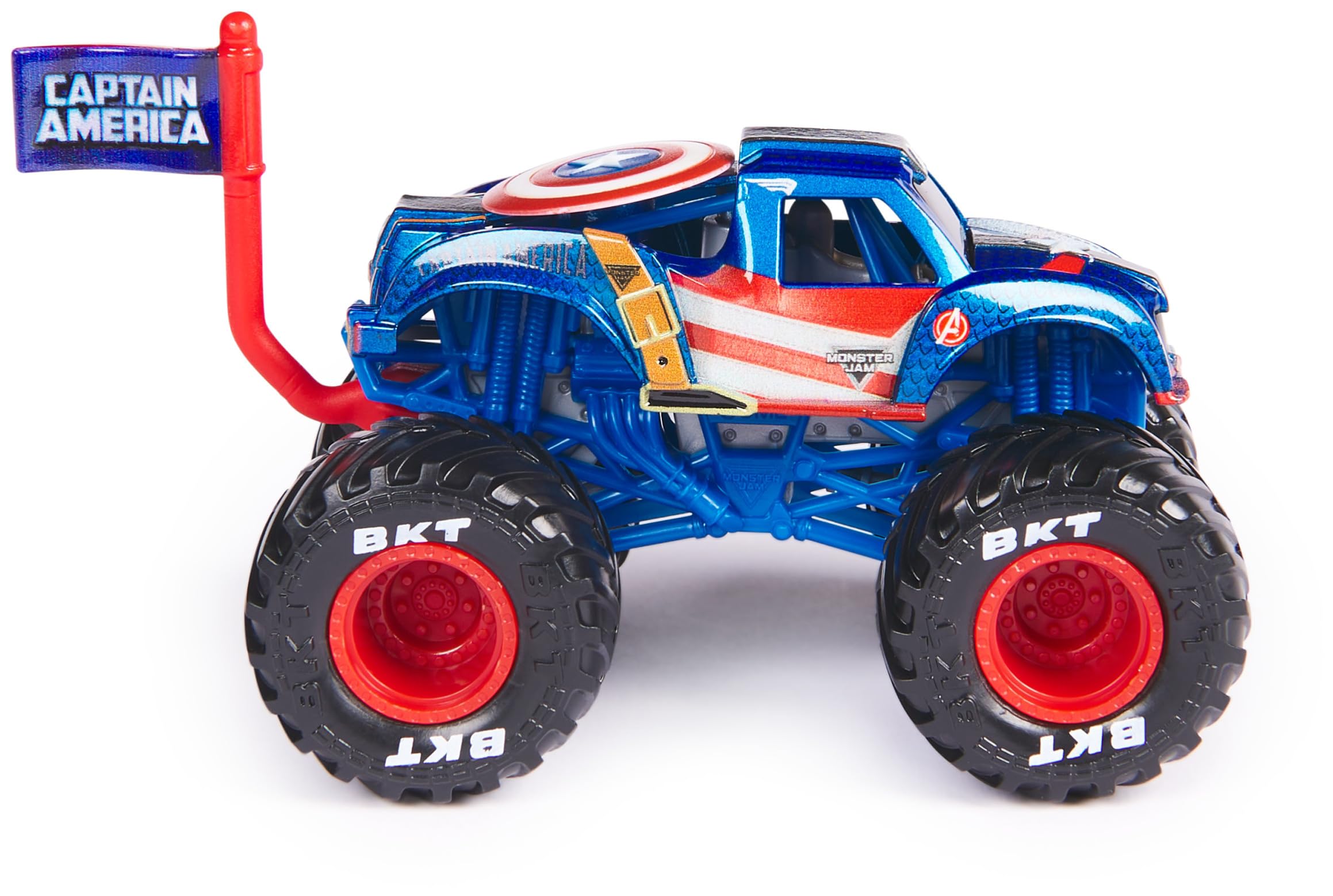 Foto 5 pulgar | Monster Truck Monster Jam Marvel Superhero 1:64 A Escala 3+ - Venta Internacional.