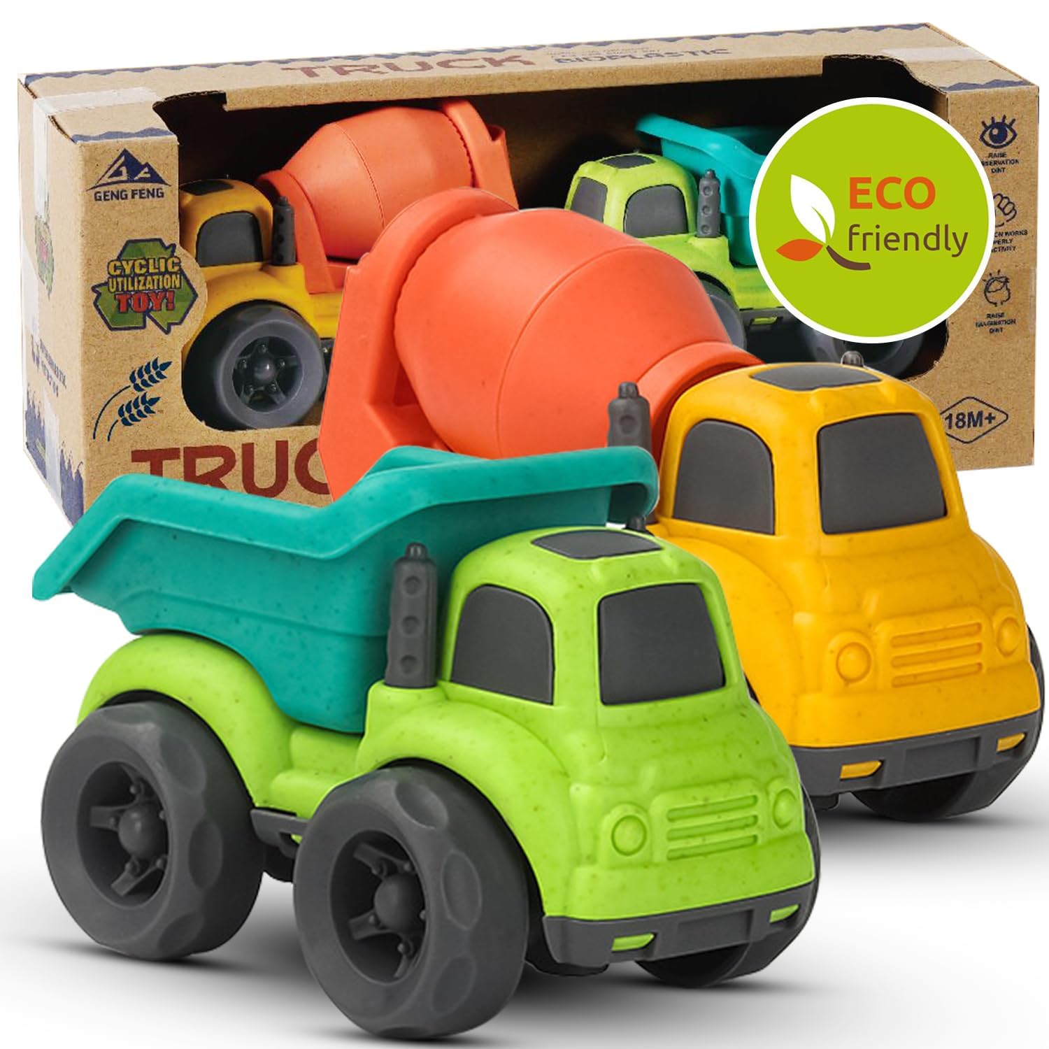 Mezcladora De Cemento Car Toys Aigitoy Para Camiones Volquete De 1 A 3 Años Para Niños Pequeños - Venta Internacional. $509