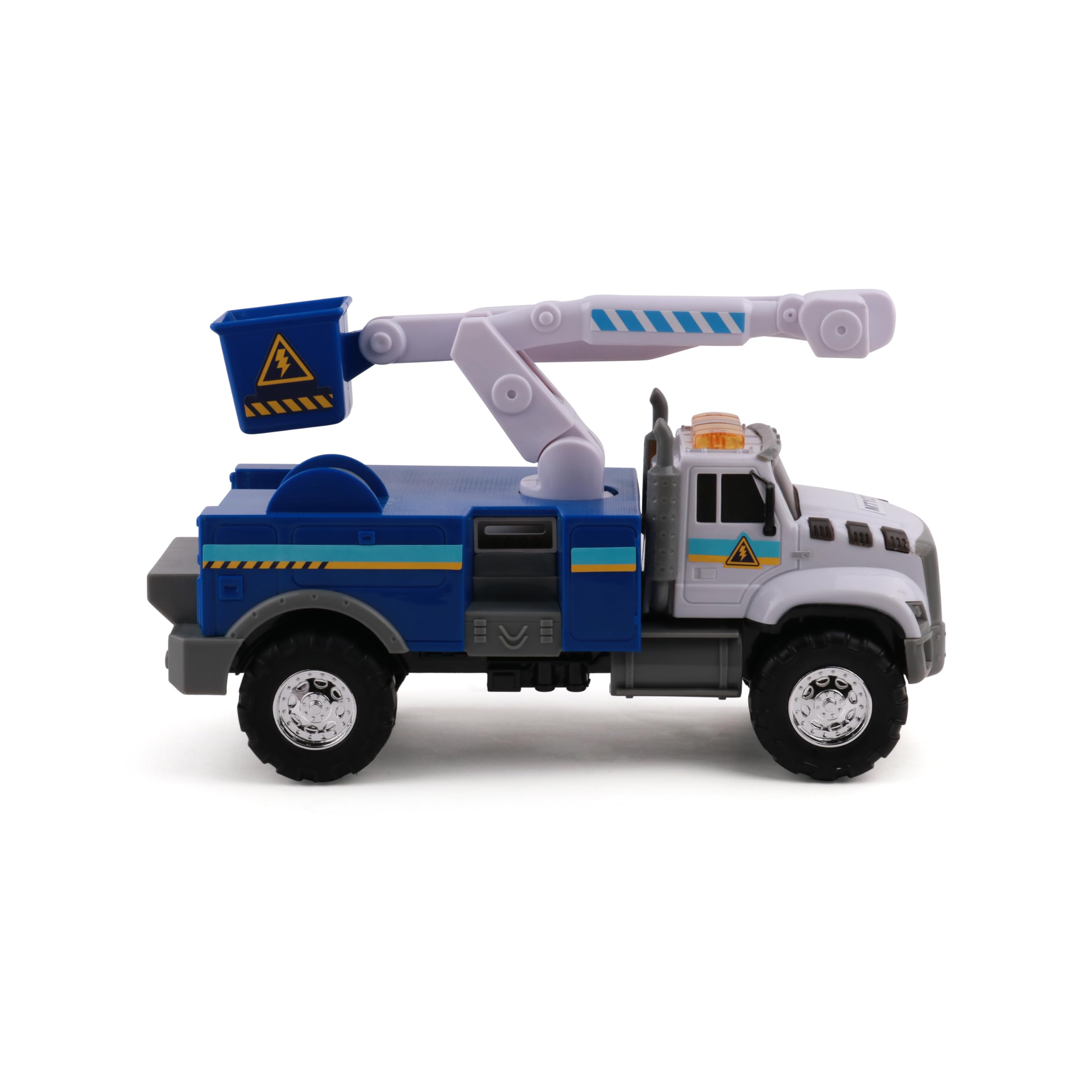 Foto 2 pulgar | Toy Truck Mighty Fleet Rescue Force 12 Tough Cab Cherry Picker - Venta Internacional.