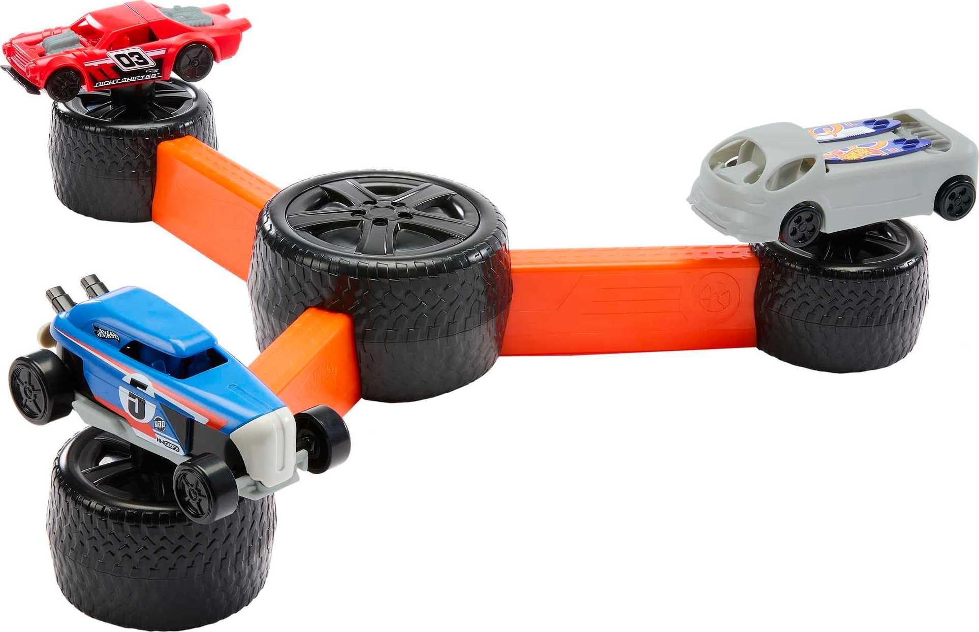 Foto 3 pulgar | Juego Mattel Games Hot Wheels Build 'n Slam Para Niños De 1 A 3 Jugadores - Venta Internacional.
