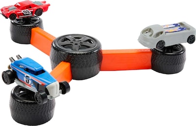 Foto 2 | Juego Mattel Games Hot Wheels Build 'n Slam Para Niños De 1 A 3 Jugadores - Venta Internacional.