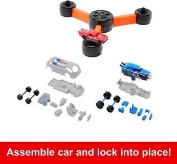 Foto 5 | Juego Mattel Games Hot Wheels Build 'n Slam Para Niños De 1 A 3 Jugadores - Venta Internacional.